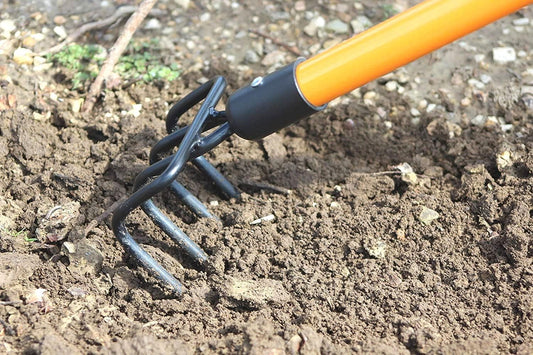 Ashman Garden Cultivator (1Pack)– Sturdy Hand Tiller/Cultivator – Heavy Duty Blade for Digging, Loosening Soil and Weeding – Rubber Grip Handle for a Strong Hold – Rust Resistant