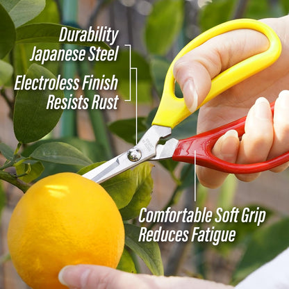 Trimming Scissors 6" - Japanese Garden Plant Herb Buds Flower Shears