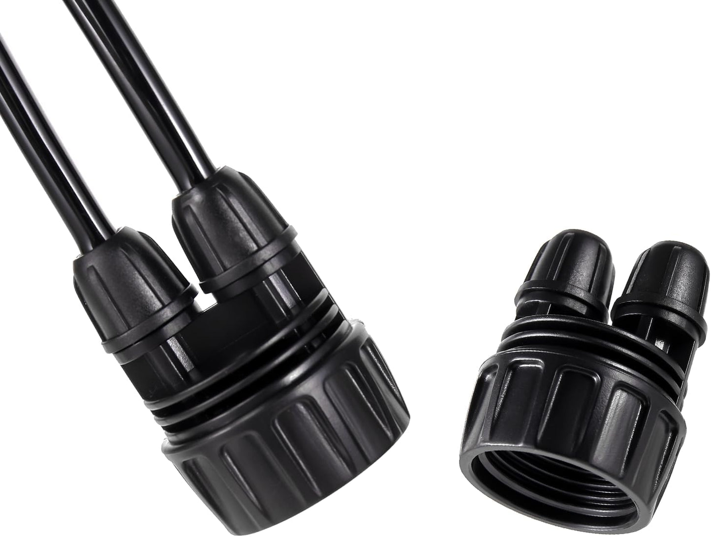 1/4 Barbed Connectors Irrigation Fittings Kits, 128 Pcs