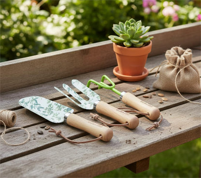 Gardenwind 32pcs Gardening Tools for Women Heavy Duty Gardening Tools Set with Fashion and Function, Water Proof Garden Tool Set, Gardening Gifts for Women
