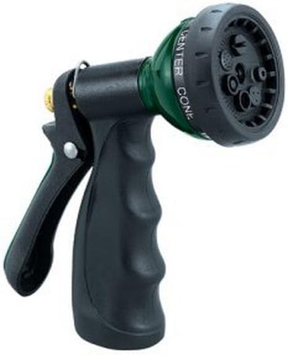 Compact 7-Pattern Zinc Pistol Hose Spray Nozzle 58329