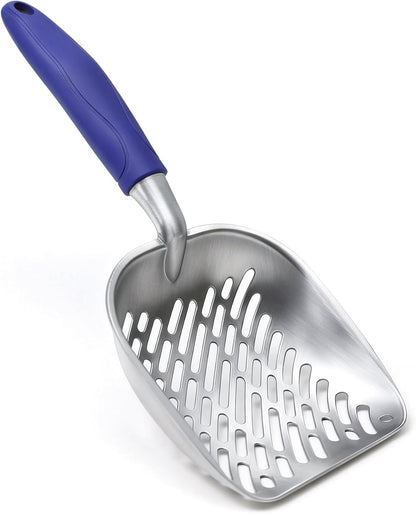Cat Litter Scoop, Large Long Handle Kitty Metal Scooper
