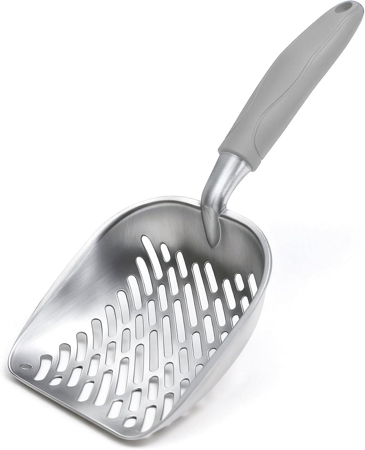 Cat Litter Scoop, Large Long Handle Kitty Metal Scooper