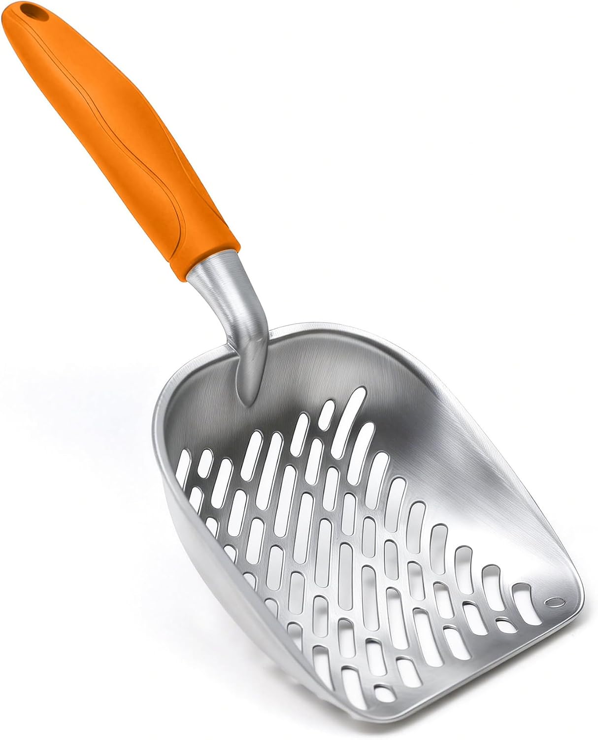 Cat Litter Scoop, Large Long Handle Kitty Metal Scooper