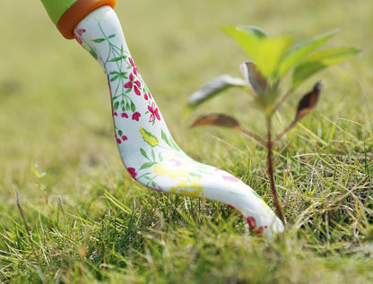 Garden Tool Set,Cute Gardening Gifts for Women,Birthday Gifts for Mom,Heavy Duty Tool Kit with Gloves,Garden Tote,Kneeling Pad,Hand Pruner,Trowel,Hand Rake,Weeder,Fork,Transplanter,Multicolor