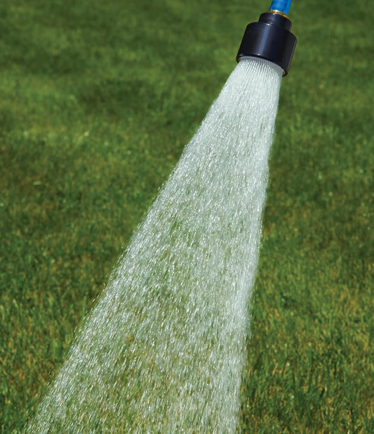 ColorMark Soft Rain Watering Spray Wand – 30” Long, Blue – Lightweight & Durable with 8" Foam Grip and Brass Shut-Off Valve – Ideal for Hanging Baskets, Planters, Gardens, Shrubs & Seedbeds