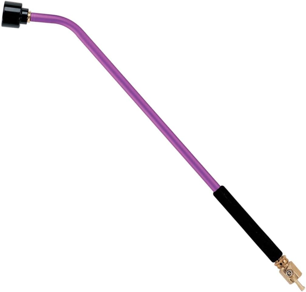 ColorMark Soft Rain Watering Spray Wand – 30” Long, Blue – Lightweight & Durable with 8" Foam Grip and Brass Shut-Off Valve – Ideal for Hanging Baskets, Planters, Gardens, Shrubs & Seedbeds