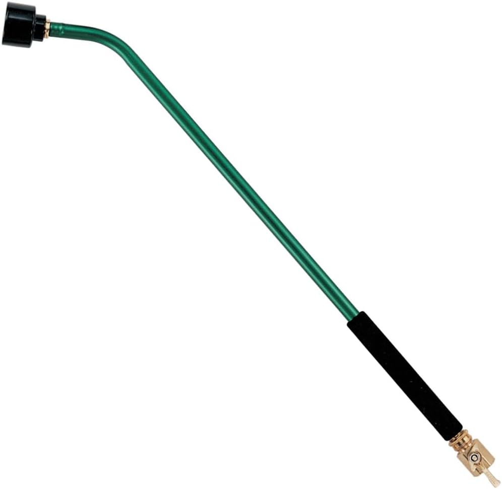 ColorMark Soft Rain Watering Spray Wand – 30” Long, Blue – Lightweight & Durable with 8" Foam Grip and Brass Shut-Off Valve – Ideal for Hanging Baskets, Planters, Gardens, Shrubs & Seedbeds