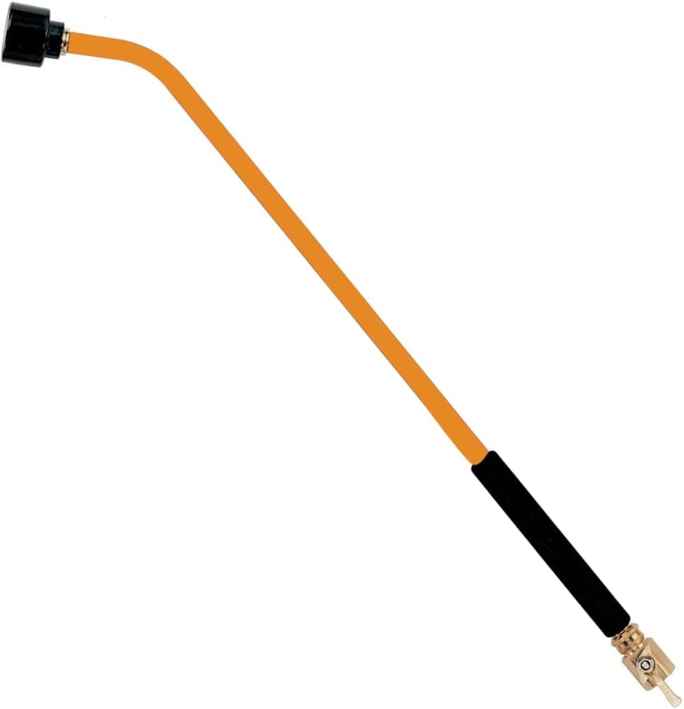 ColorMark Soft Rain Watering Spray Wand – 30” Long, Blue – Lightweight & Durable with 8" Foam Grip and Brass Shut-Off Valve – Ideal for Hanging Baskets, Planters, Gardens, Shrubs & Seedbeds
