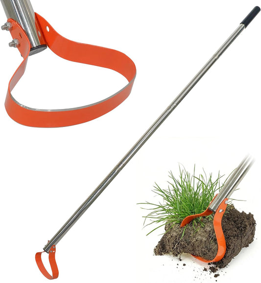63-Inch Weed Remover Tool with 15° Sharp Spring Steel Blade