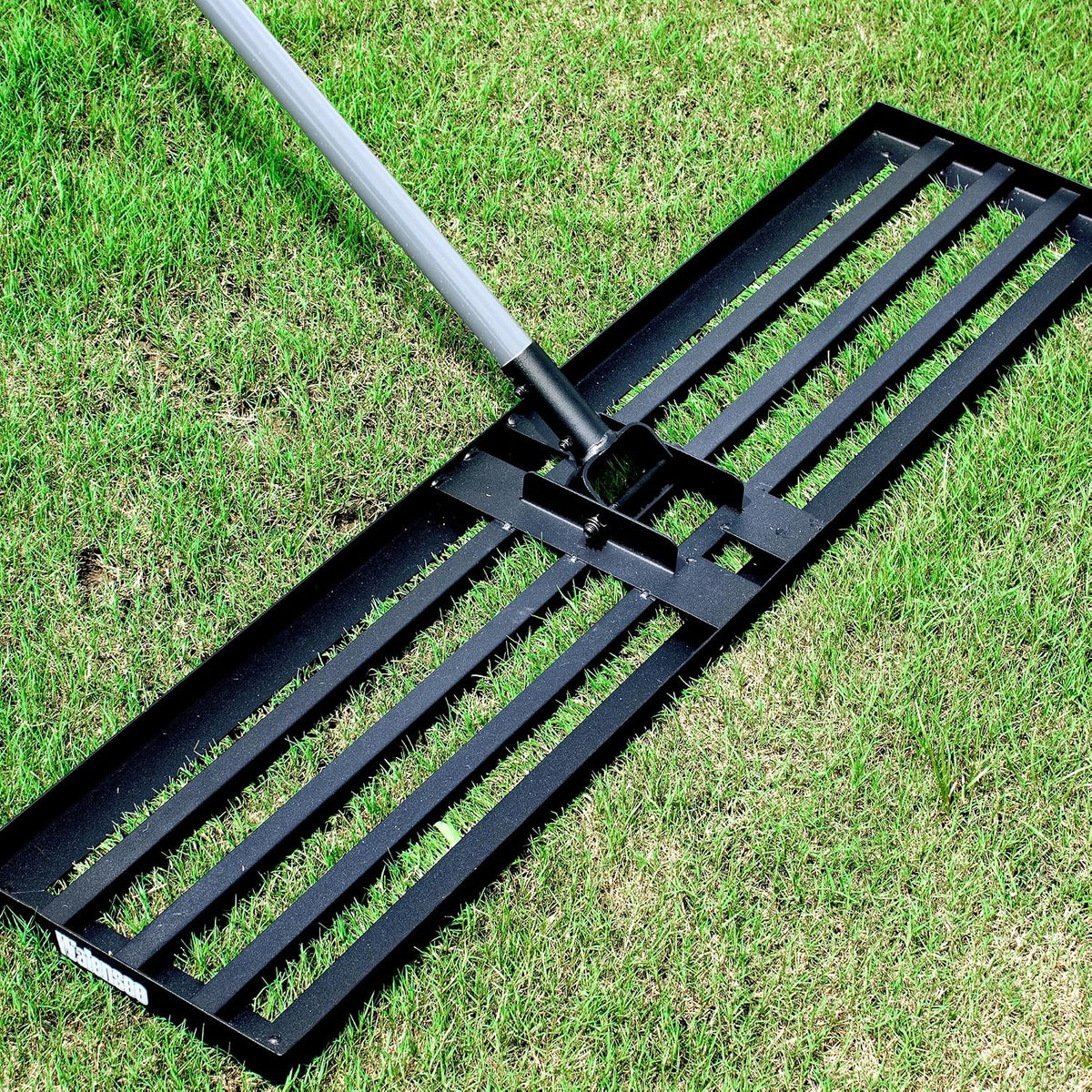 Lawn Leveling Rake, Reinforced Leveler with 6.5FT Steel Handle