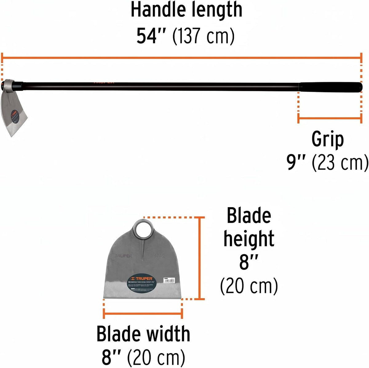 2 lb Lane Hoe No. 2, 54-Inch (Model 10618 / AL-2M)