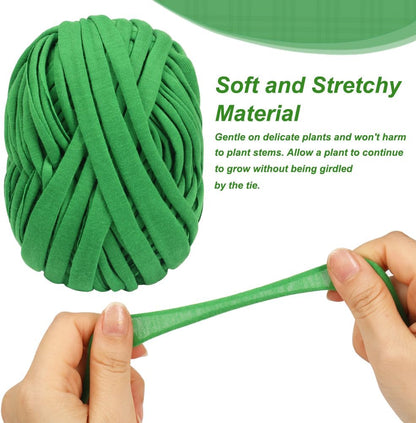 2 Packs Garden Twine, Soft Green Plant Ties for Tomato (196ft)