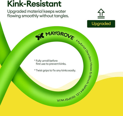 5 ft Garden Hose, 5/8 in Heavy-Duty Water Hose