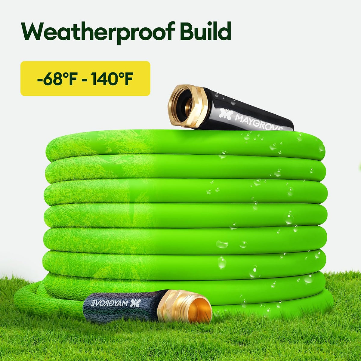 5 ft Garden Hose, 5/8 in Heavy-Duty Water Hose