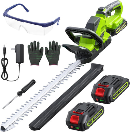 Hedge Trimmers Cordless with Battery, 3000RPM Brushless Motor