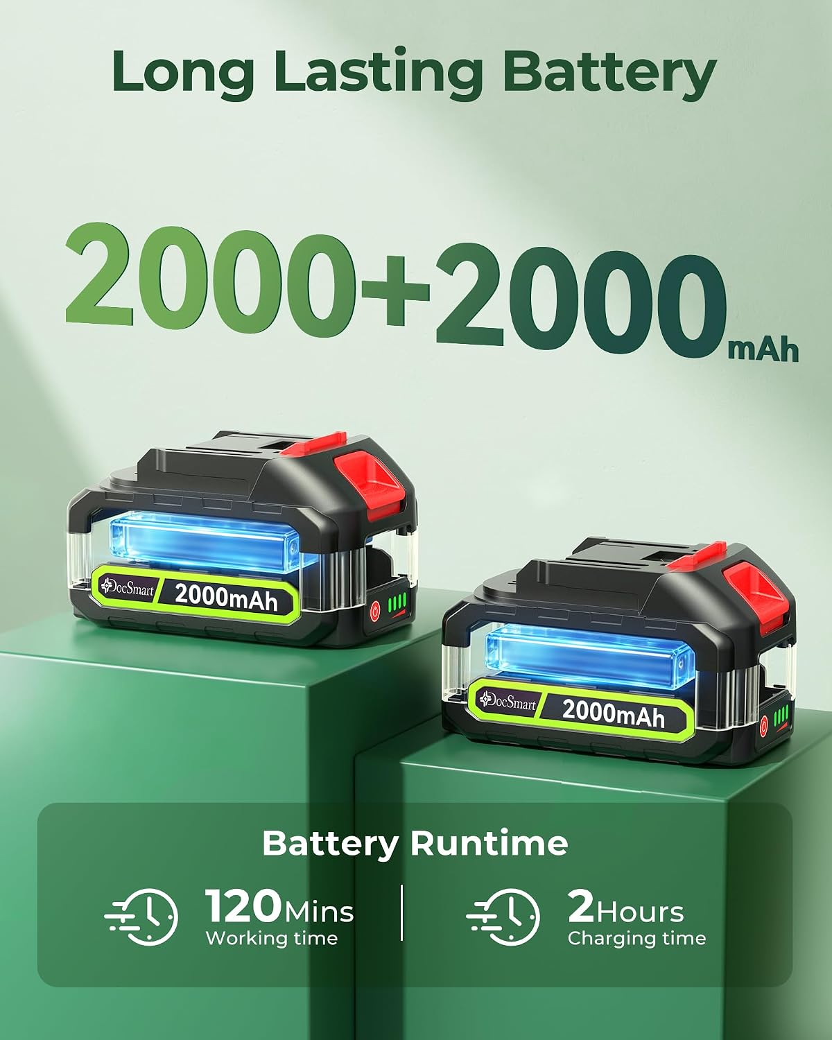 Hedge Trimmers Cordless with Battery, 3000RPM Brushless Motor