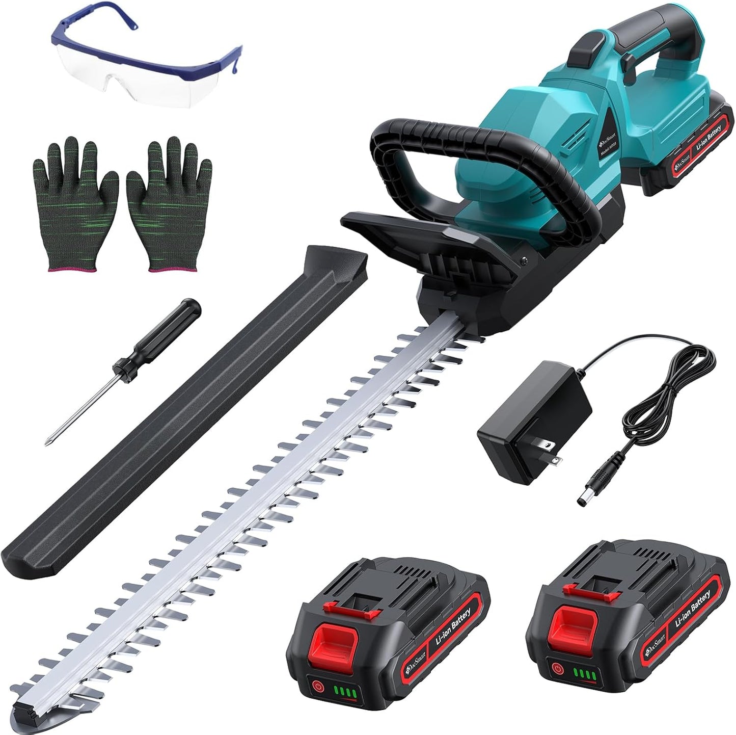 Hedge Trimmers Cordless with Battery, 3000RPM Brushless Motor