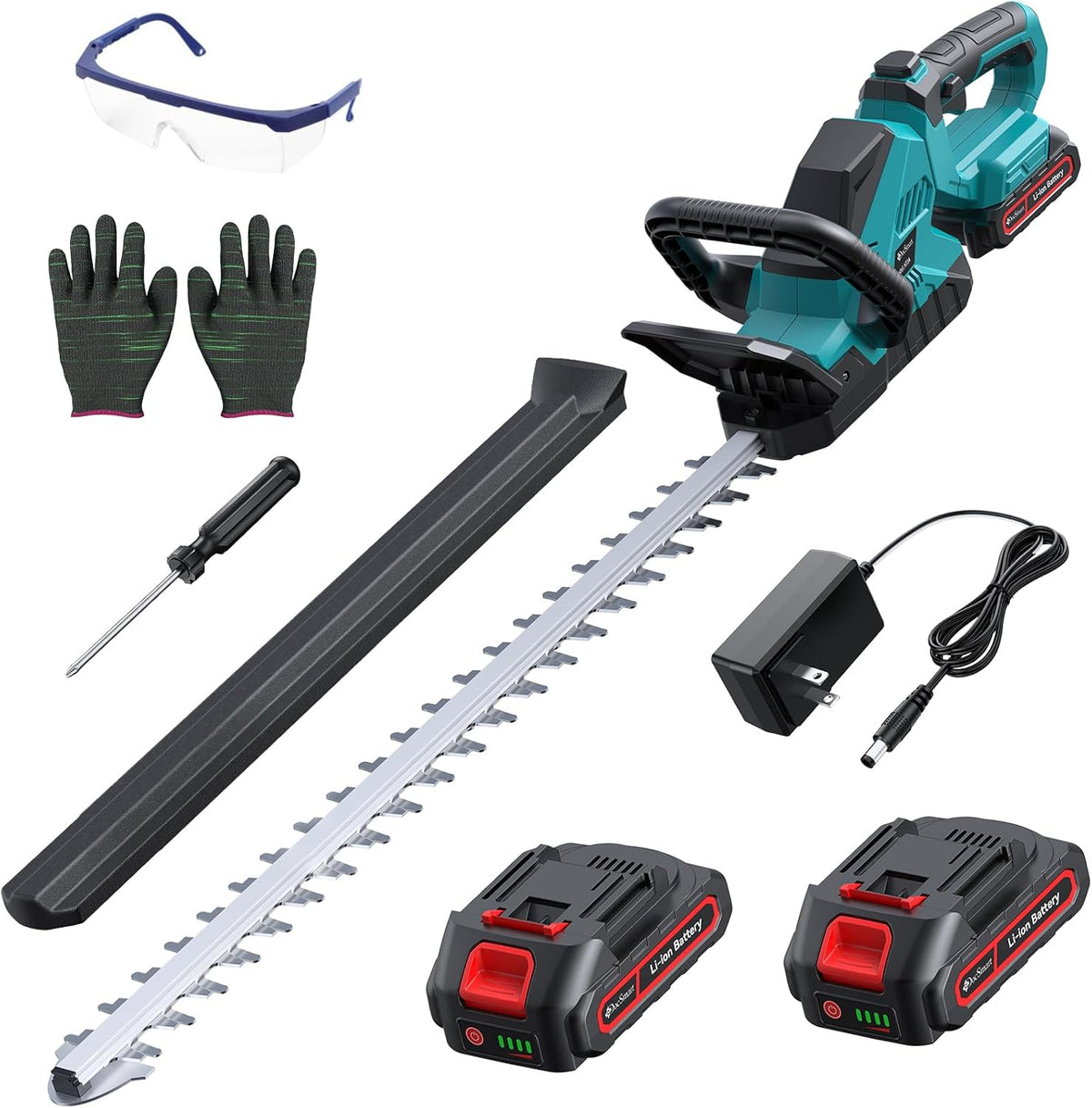 Hedge Trimmers Cordless with Battery, 3000RPM Brushless Motor