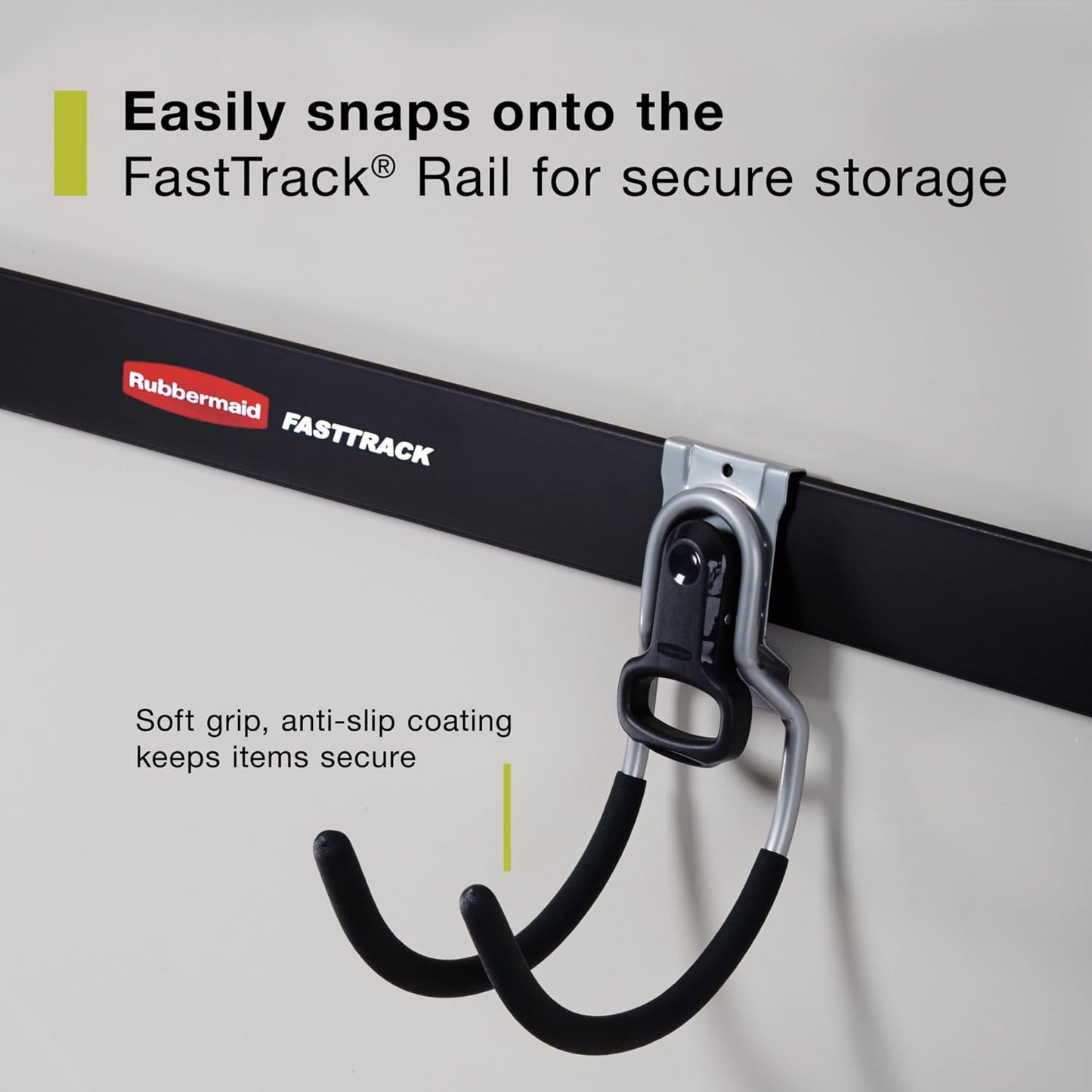 FastTrack Utility Hook Garage Wall/Tool Hanger Wall Mount and Heavy Duty Tool Hanger for Home/Garage/Wall/Shed Organization
