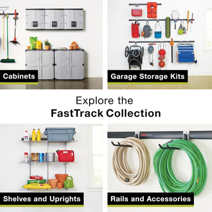 FastTrack Utility Hook Garage Wall/Tool Hanger Wall Mount and Heavy Duty Tool Hanger for Home/Garage/Wall/Shed Organization