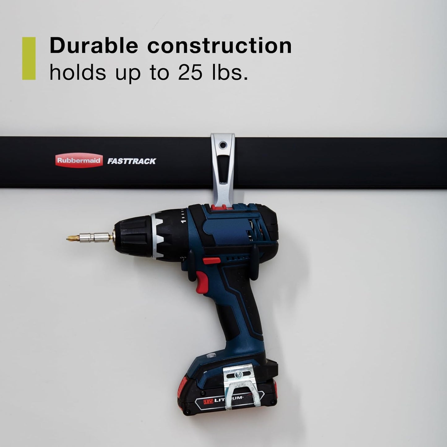 FastTrack Utility Hook Garage Wall/Tool Hanger Wall Mount and Heavy Duty Tool Hanger for Home/Garage/Wall/Shed Organization