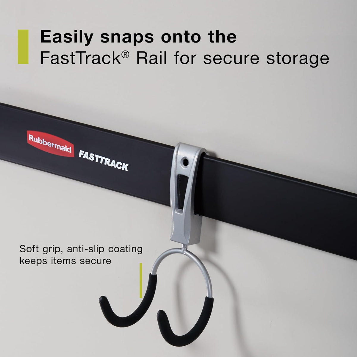 FastTrack Utility Hook Garage Wall/Tool Hanger Wall Mount and Heavy Duty Tool Hanger for Home/Garage/Wall/Shed Organization