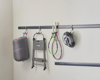 FastTrack Utility Hook Garage Wall/Tool Hanger Wall Mount and Heavy Duty Tool Hanger for Home/Garage/Wall/Shed Organization