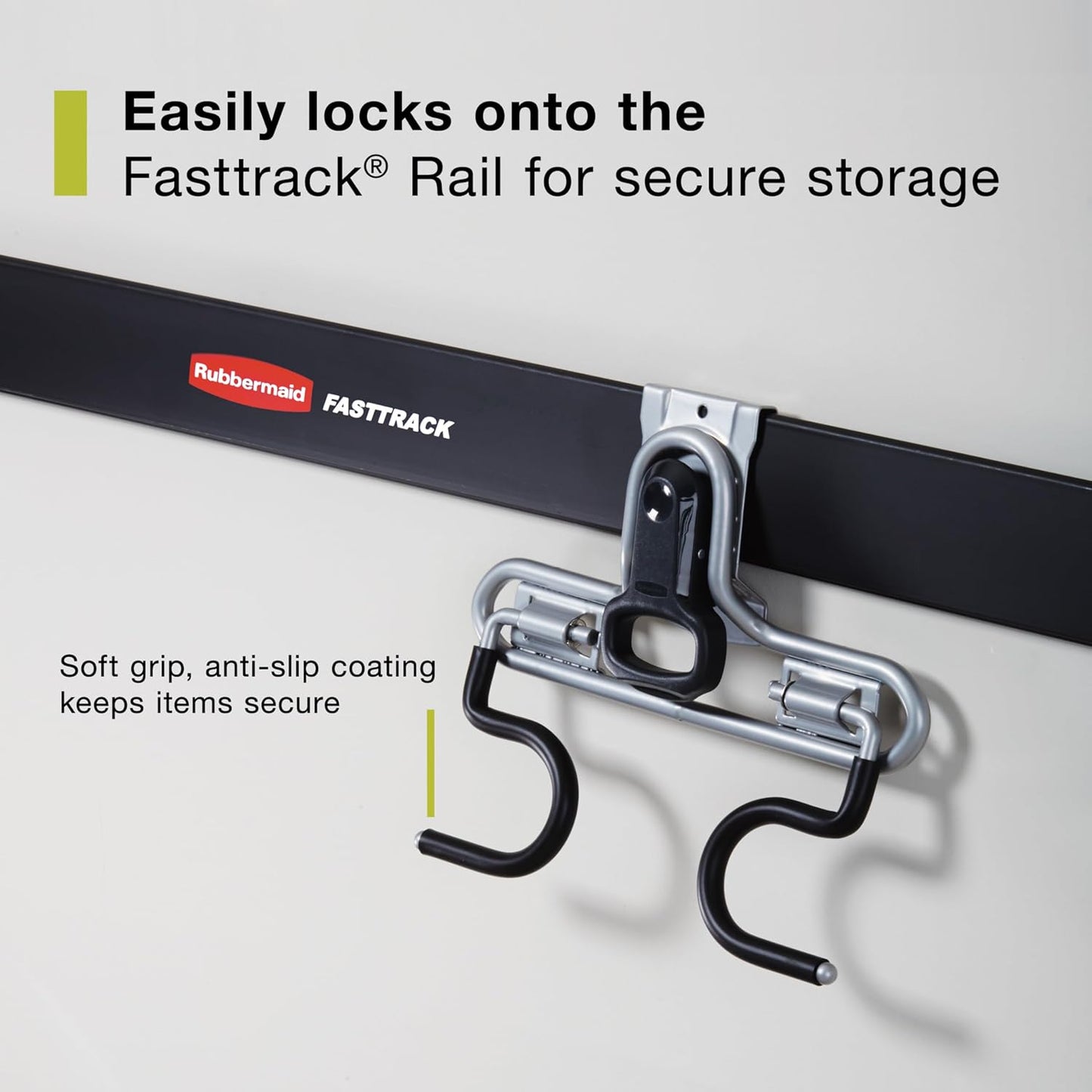 FastTrack Utility Hook Garage Wall/Tool Hanger Wall Mount and Heavy Duty Tool Hanger for Home/Garage/Wall/Shed Organization