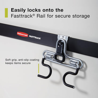 FastTrack Utility Hook Garage Wall/Tool Hanger Wall Mount and Heavy Duty Tool Hanger for Home/Garage/Wall/Shed Organization