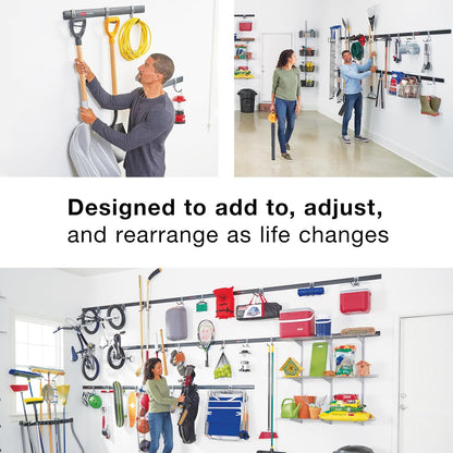 FastTrack Utility Hook Garage Wall/Tool Hanger Wall Mount and Heavy Duty Tool Hanger for Home/Garage/Wall/Shed Organization