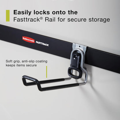FastTrack Utility Hook Garage Wall/Tool Hanger Wall Mount and Heavy Duty Tool Hanger for Home/Garage/Wall/Shed Organization