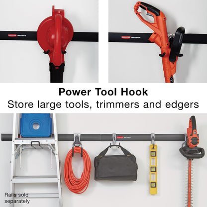 FastTrack Utility Hook Garage Wall/Tool Hanger Wall Mount and Heavy Duty Tool Hanger for Home/Garage/Wall/Shed Organization