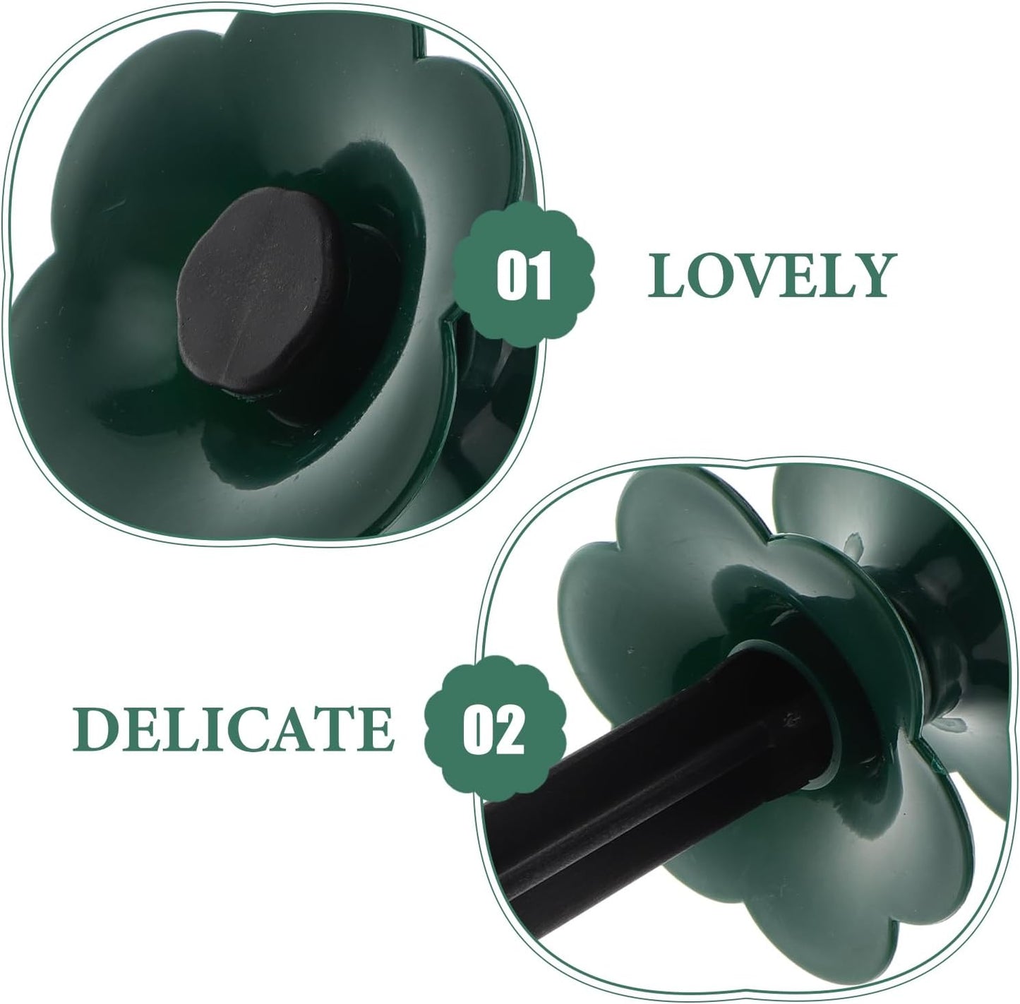 3pcs Garden Hose Guide Spikes Heavy Duty Zinc Coated Rustproof Stakes Sturdy Tops Plant Keeps Garden Hose Beds