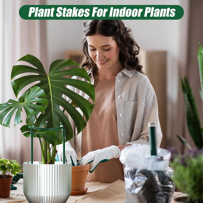 12 Pack Plant Support Stakes Sets - Versatile Plant Cages, Stackable 3 Tier Garden Flower Support，Plant Stakes for Indoor Outdoor Plants Tomato, Peony, Monstera, Hydrangea, Climbing Plants