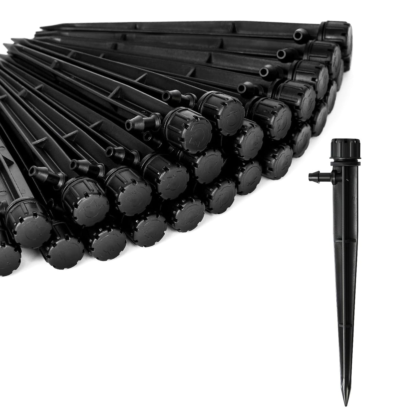 60pcs Drip Irrigation Emitters Irrigation Drippers Adjustbale Drip Emitters