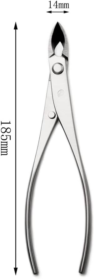 185 mm Narrow Edge Branch Cutter Straight Edge Bonsai Tools