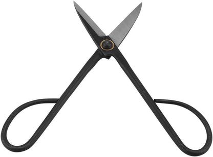 Bonsai Scissors, 205mm Long Handle Scissors Stainless Steel for Pruning Shear Bud Leaves, Bonsai Trimming Tool Garden Equipment Set.