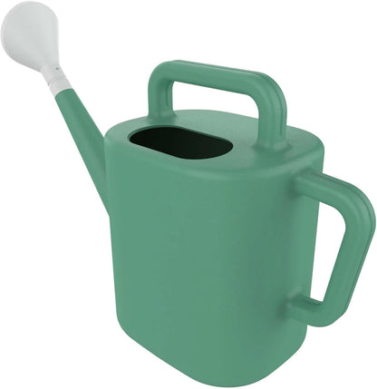 2 Gallon Outdoor Watering Can- Top & Side Dual Handle for Easy Carry & Pour