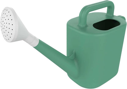 2 Gallon Outdoor Watering Can- Top & Side Dual Handle for Easy Carry & Pour