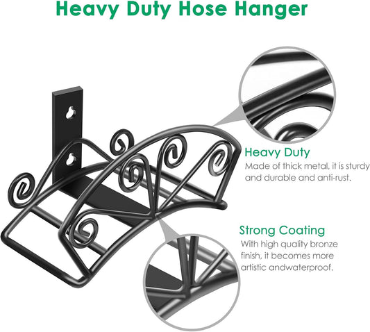 Garden Hose Holder, Heavy Duty 150 ft Capacity Hose Hanger