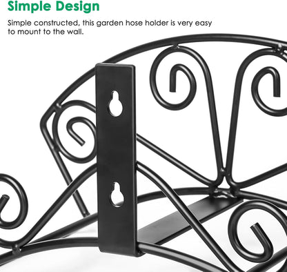 Garden Hose Holder, Heavy Duty 150 ft Capacity Hose Hanger