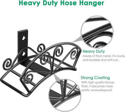 Garden Hose Holder, Heavy Duty 150 ft Capacity Hose Hanger