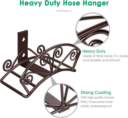 Garden Hose Holder, Heavy Duty 150 ft Capacity Hose Hanger