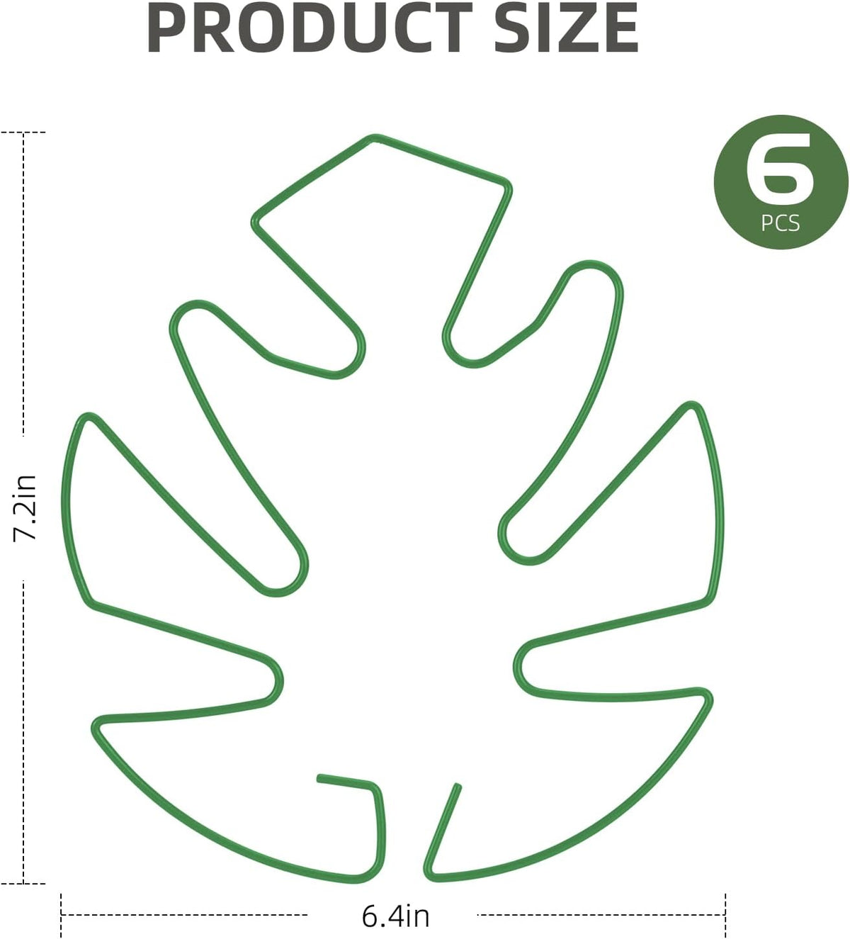 4PCS Green Iron Monstera Support, Uniquely Designed Plant Support Stakes for Indoor Plants, Stable Plant Stakes and Supports, Turtle Shell Bamboo Clamp Set for Thriving Growth