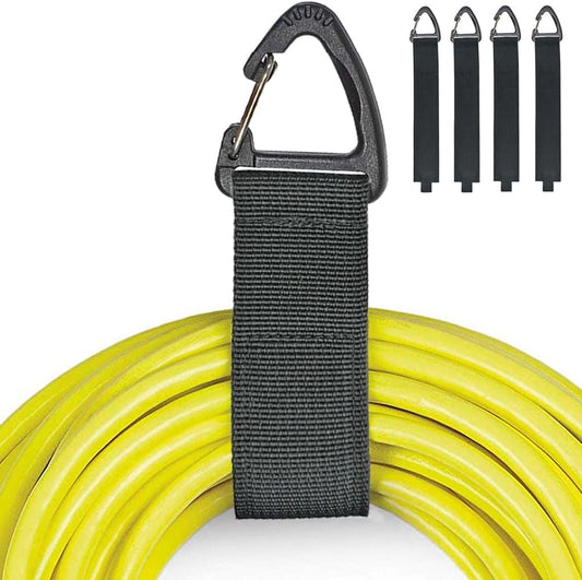ZTSXLLIM Hose Straps, Hose Ties with Carabiner, Extension Cord Organizer