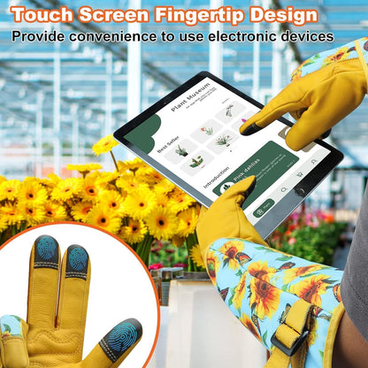 Garden Gloves for Women,Gardening Gloves,Gardening Gift for Lady,Blue,M
