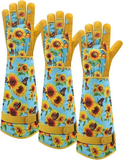 Garden Gloves for Women,Gardening Gloves,Gardening Gift for Lady,Blue,M