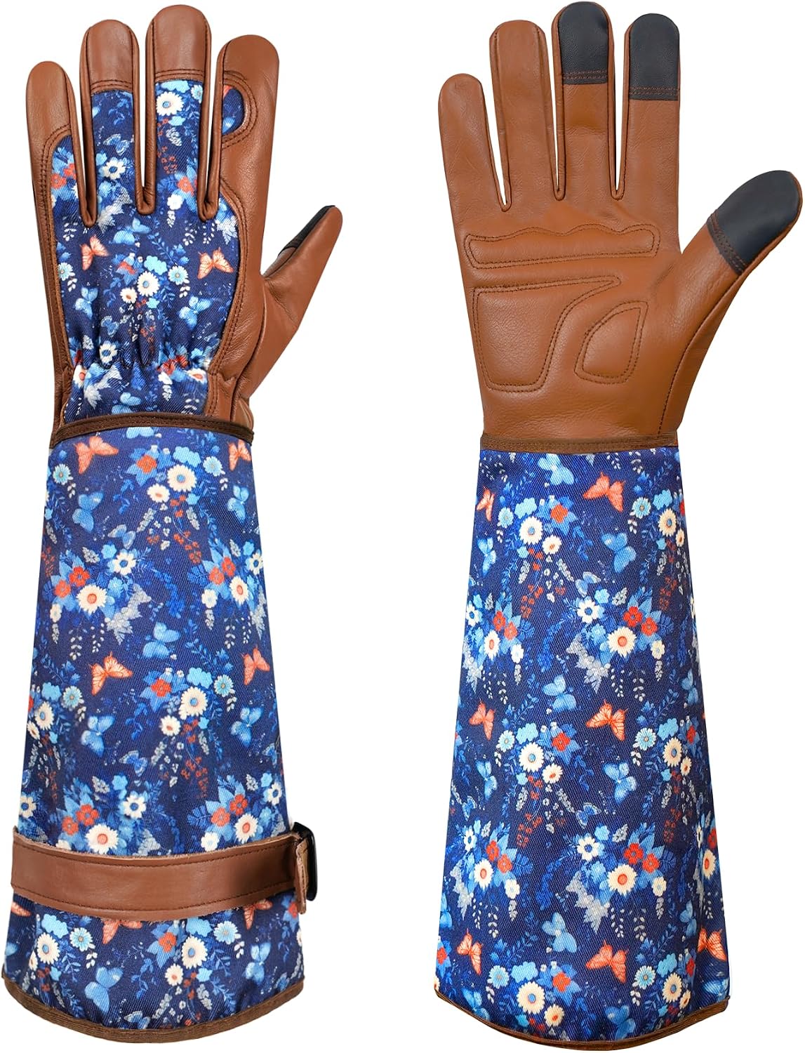 Garden Gloves for Women,Gardening Gloves,Gardening Gift for Lady,Blue,M