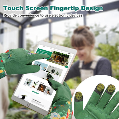 Garden Gloves for Women,Gardening Gloves,Gardening Gift for Lady,Blue,M